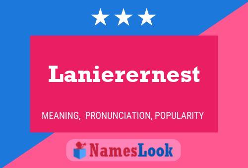 Lanierernest Name Poster