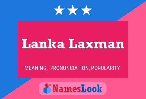 Lanka Laxman Name Poster