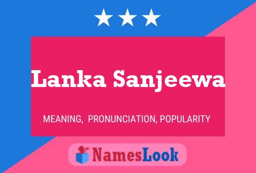 Lanka Sanjeewa Name Poster