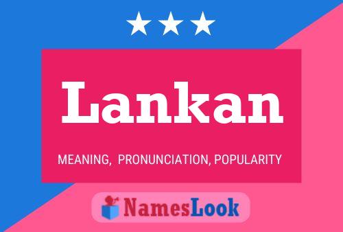 Lankan Name Poster