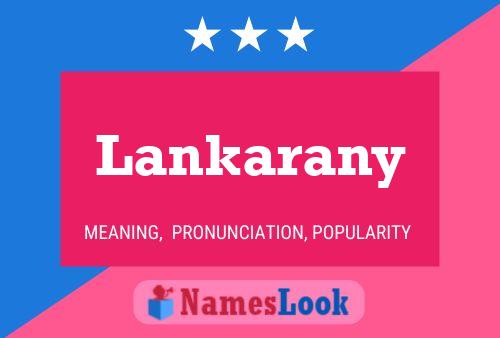 Lankarany Name Poster