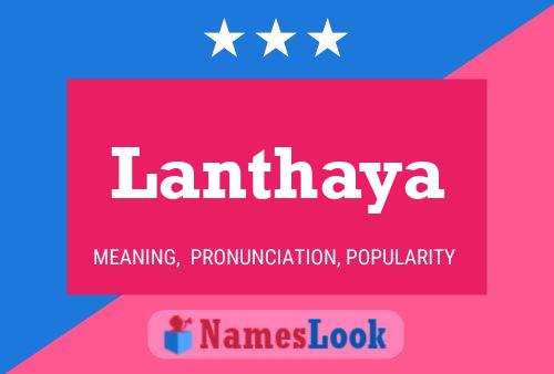 Lanthaya Name Poster