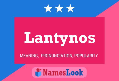 Lantynos Name Poster