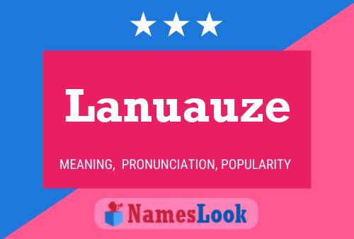 Lanuauze Name Poster