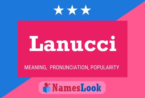 Lanucci Name Poster