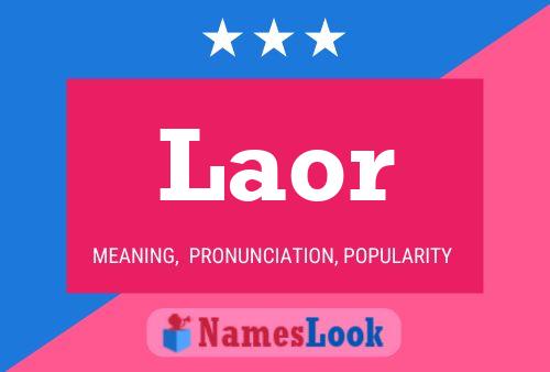 Laor Name Poster