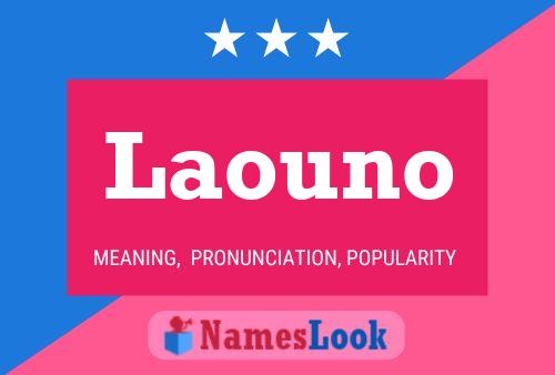 Laouno Name Poster