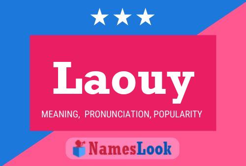 Laouy Name Poster