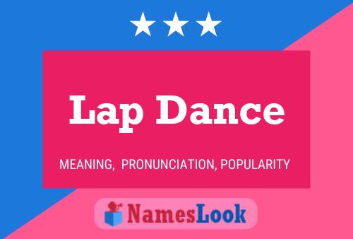 Lap Dance Name Poster