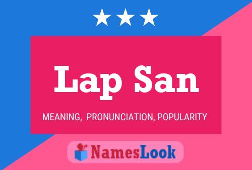 Lap San Name Poster