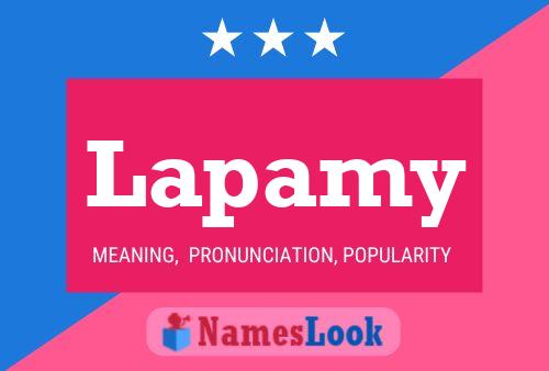 Lapamy Name Poster