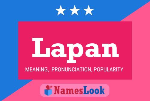 Lapan Name Poster