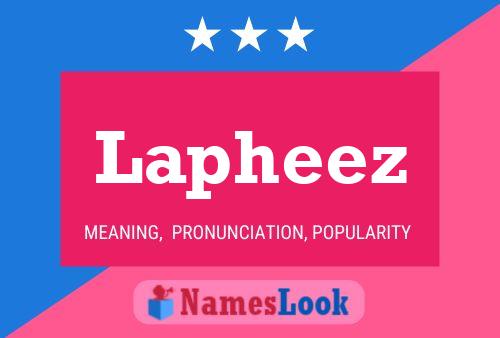 Lapheez Name Poster