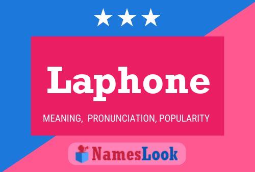 Laphone Name Poster