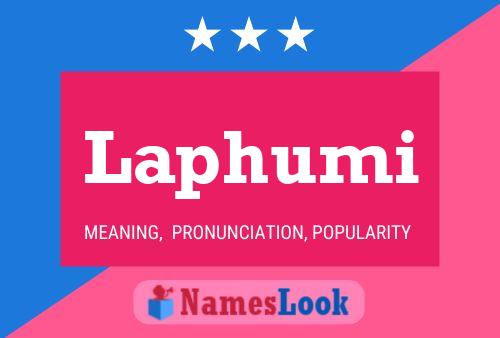 Laphumi Name Poster