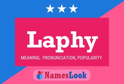 Laphy Name Poster