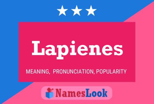 Lapienes Name Poster