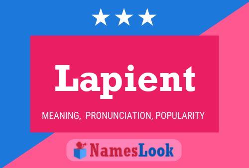 Lapient Name Poster