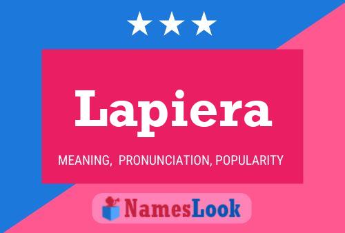 Lapiera Name Poster