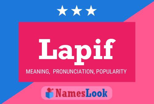 Lapif Name Poster