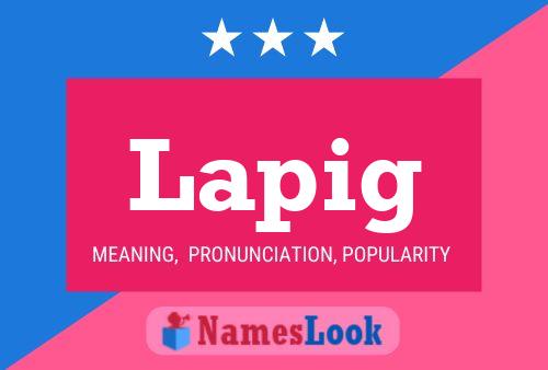 Lapig Name Poster