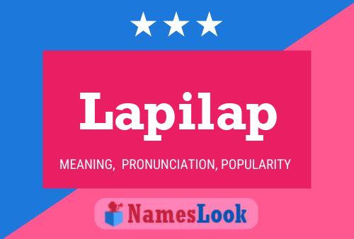 Lapilap Name Poster