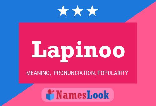 Lapinoo Name Poster