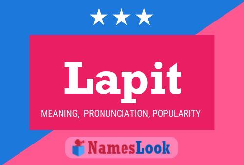 Lapit Name Poster