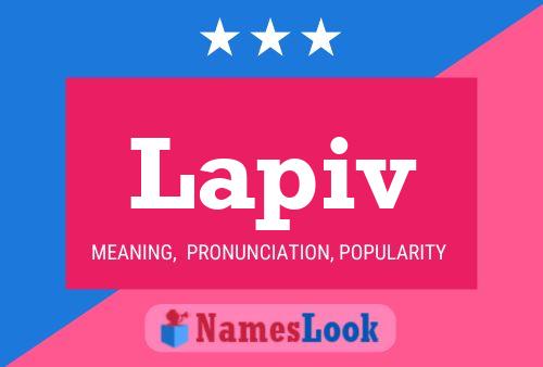 Lapiv Name Poster