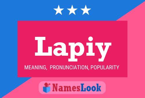 Lapiy Name Poster