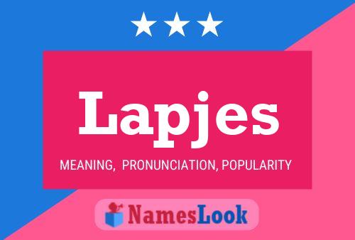 Lapjes Name Poster