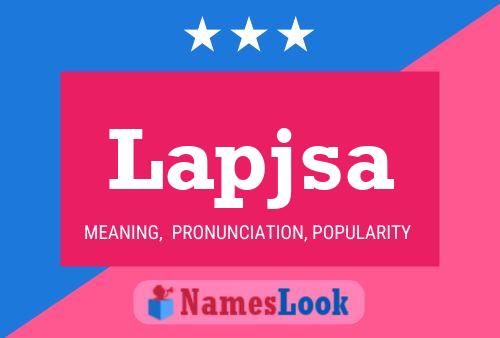 Lapjsa Name Poster