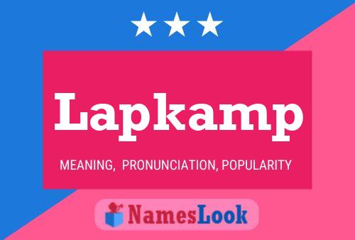 Lapkamp Name Poster