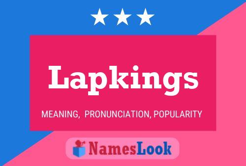 Lapkings Name Poster