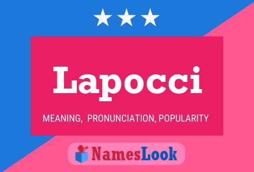 Lapocci Name Poster