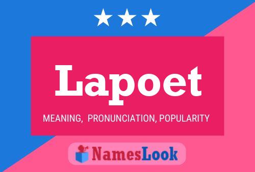 Lapoet Name Poster