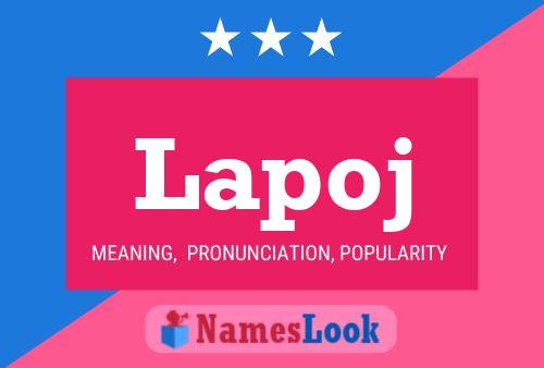 Lapoj Name Poster