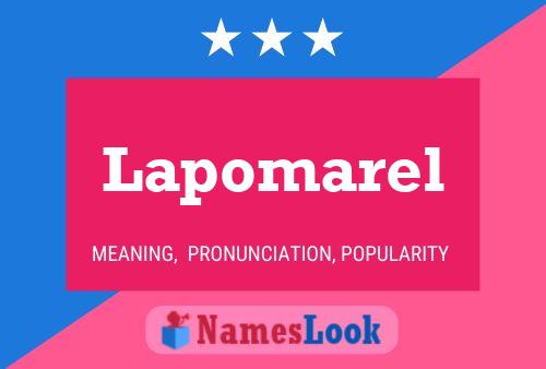 Lapomarel Name Poster