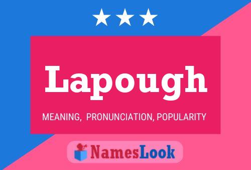 Lapough Name Poster