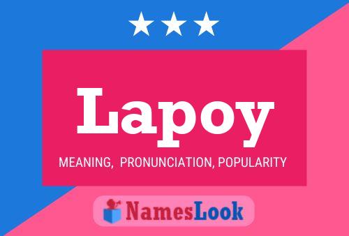 Lapoy Name Poster