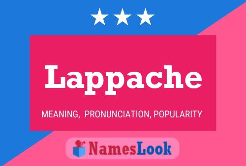 Lappache Name Poster