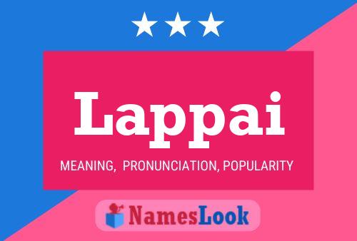 Lappai Name Poster