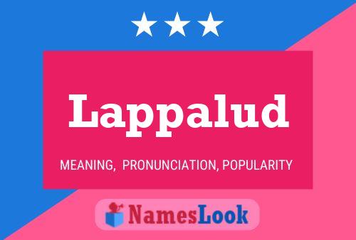 Lappalud Name Poster