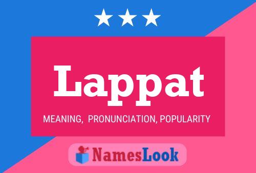 Lappat Name Poster