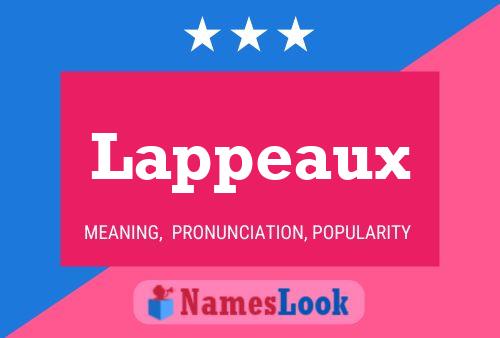 Lappeaux Name Poster