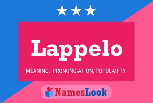 Lappelo Name Poster