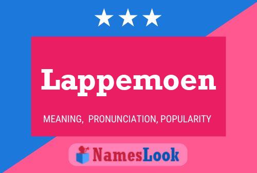 Lappemoen Name Poster