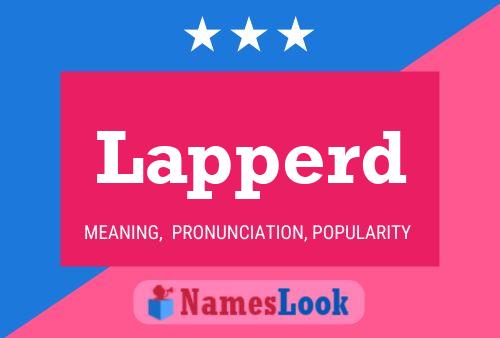 Lapperd Name Poster