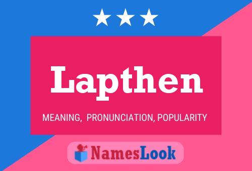 Lapthen Name Poster