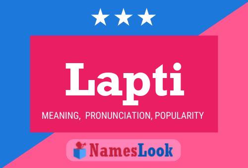 Lapti Name Poster